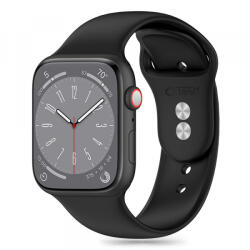 Tech-Protect Curea Tech-Protect Silicone pentru Apple Watch 49mm / 46mm / 45mm / 44mm / 42mm Series, Neagra - koubsolutions