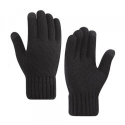 Techsuit Manusi De Iarna Tactile Dama Techsuit ST0015, Marime 17cm, Negre
