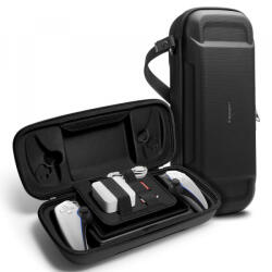 Spigen Carcasa Protectie Spigen Rugged Armor Pro pentru Consola Sony PlayStation Portal Remote Player, Neagra