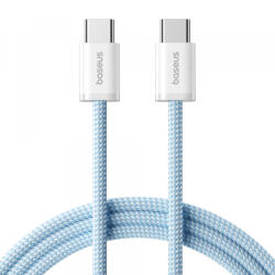 Baseus Cablu Date si Incarcare USB-C - USB-C Baseus Dynamic 4 Series, 100W, 2m, Albastru P10381400311-01