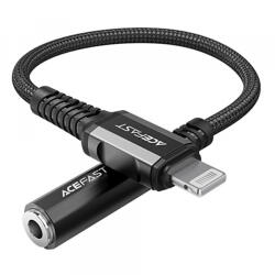 ACEFAST Adaptor Audio Lightning - 3.5mm Acefast C1-05, Negru - koubsolutions
