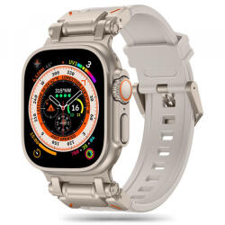 Techsuit Curea Techsuit W064 pentru Apple Watch 49mm / 46mm / 45mm / 44mm / 42mm Series, Argintie - koubsolutions
