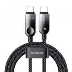 Mcdodo Cablu Date si Incarcare USB-C - USB-C McDodo CA-4780 Display, 60W, 1.2m, Negru - koubsolutions