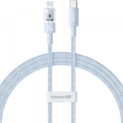 Baseus Cablu Date si Incarcare USB-C - Lightning Baseus Gem, 20W, 2m, Bleu P10373001311-01 - koubsolutions