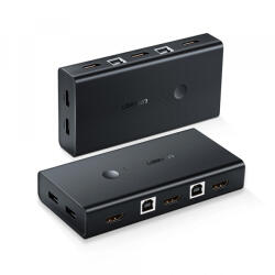 UGREEN Switch Video HDMI UGREEN CM200 (50744), Negru