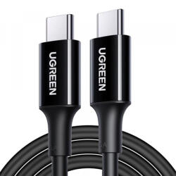 UGREEN Cablu Date si Incarcare USB-C - USB-C UGREEN US300 (80371), 100W, 1m, Negru - koubsolutions