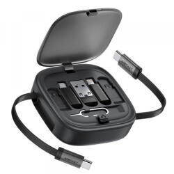 ACEFAST Cablu Date si Incarcare USB-C - USB-C Acefast Travel J3, 60W, 0.95m, Negru