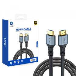Lito Cablu Video Lito HD119, HDMI - HDMI, 8K, 1.8m, Negru - koubsolutions
