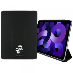 KARL LAGERFELD Husa pentru Apple iPad Air 13 (2026) / Air 13 (2025) / Air 13 (2024), Karl Lagerfeld, Saffiano Karl & Choupette, Neagra
