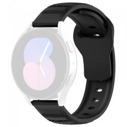 Techsuit Curea Techsuit W050 pentru Samsung Galaxy Watch / Huawei Watch Series, 20mm, Neagra - koubsolutions