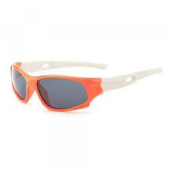 Techsuit Ochelari De Soare Sport Copii Techsuit 816-C8, Polarizati, Portocali Albi - koubsolutions