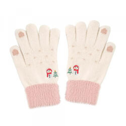 Techsuit Manusi De Iarna Tactile Dama Techsuit ST0011, Marime 17cm, Albe - koubsolutions