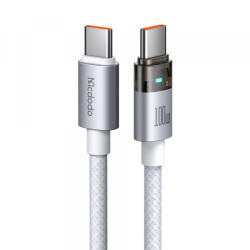 Mcdodo Cablu Date si Incarcare USB-C - USB-C McDodo CA-5582, 100W, 1.2m, Alb - koubsolutions