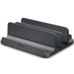 Spigen Suport Vertical Spigen LD208S4 Two pentru Laptop cu grosime 14mm - 27mm, Gri AMP10640 - koubsolutions Suport laptop