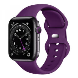 Techsuit Curea Techsuit W031 pentru Apple Watch 49mm / 46mm / 45mm / 44mm / 42mm Series, Mov Inchis - koubsolutions