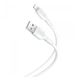 XO Design Cablu Date si Incarcare USB-A - Lightning XO Design NB212, 18W, 1m, Alb - koubsolutions