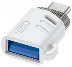 XO Design Adaptor OTG USB-C - USB-A XO Design NB256B, Alb - koubsolutions