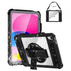 SHELLBOX Husa Waterproof pentru Apple iPad (2025) / (2022), ShellBox, Neagra