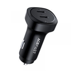 ACEFAST Incarcator Auto Acefast B2, 72W, 3A, 2 x USB-C, Negru