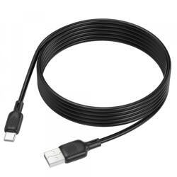 BOROFONE Cablu Date si Incarcare USB-A - USB-C Borofone BX113 Lenny, 18W, 2m, Negru - koubsolutions