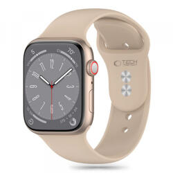 Tech-Protect Curea Tech-Protect Silicone pentru Apple Watch 41mm / 40mm / 38mm Series, Bej