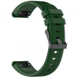 Techsuit Curea Techsuit W058 pentru Garmin Watch Fenix / Forerunner Series, 22mm, Verde Inchis - koubsolutions
