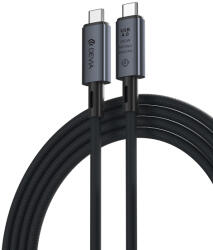 DEVIA Cablu Date si Incarcare USB-C - USB-C DEVIA EC641, 240W, 1m, Negru