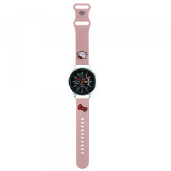 Hello Kitty Curea Hello Kitty Silicone Kitty Head pentru Samsung Galaxy Watch / Huawei Watch 46mm / 45mm / 41mm Series, Roz