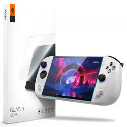 Spigen Folie de protectie Ecran Spigen GlastR Slim pentru Lenovo Legion Go S, Sticla Securizata, Full Glue, Set 2 bucati AGL09773