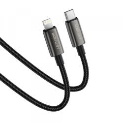 ACEFAST Cablu Date si Incarcare USB-C - Lightning Acefast C23-01, 30W, 1.2m, Negru - koubsolutions