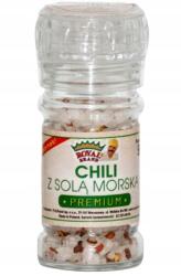 Royal Brand Tengeri Só Chili-darálóval Többször Felhasználható 90G