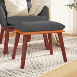 vidaXL Taburet, gri închis, 45x29, 5x35 cm, textil & piele ecologica GartenMobel Dekor (341480)