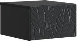 vidaXL Masa laterala montata pe perete Negru 34, 5 x 33 x 20 cm GartenMobel Dekor (898767)