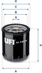 UFI Filtru ulei UFI 23.133. 00 (23.133.00)