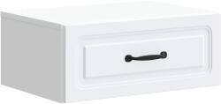 vidaXL Dulap de noapte suspendat Alb 49 x 34, 5 x 20 cm Lemn prelucrat GartenMobel Dekor (899295)