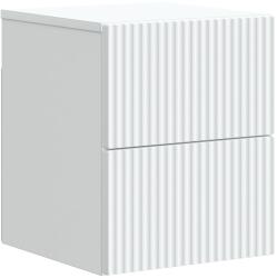 vidaXL Dulap de noapte suspendat Alb 33 x 34, 5 x 40 cm Lemn prelucrat GartenMobel Dekor (898465)