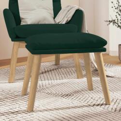 vidaXL Taburet, verde închis, 45x29, 5x35 cm, catifea GartenMobel Dekor (341437)