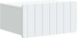 vidaXL Dulap de noapte suspendat Alb 49 x 34, 5 x 24 cm Lemn prelucrat GartenMobel Dekor (898275)
