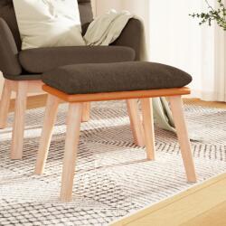 vidaXL Taburet, maro, 45x29, 5x35 cm, textil & piele ecologica GartenMobel Dekor (341449)