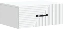 vidaXL Dulap de noapte suspendat Alb 49 x 34, 5 x 20 cm Lemn prelucrat GartenMobel Dekor (898615)