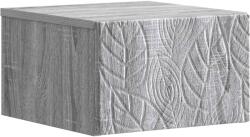 vidaXL Dulap de noapte suspendat Sonoma gri 49 x 34, 5 x 20 cm GartenMobel Dekor (898797)