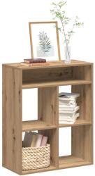 vidaXL Biblioteca, stejar artizanal, 66x31x80 cm, lemn prelucrat GartenMobel Dekor (860300) Biblioteca