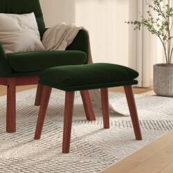 vidaXL Taburet, verde închis, 45x29, 5x35 cm, catifea GartenMobel Dekor (341470)