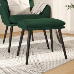 vidaXL Taburet, verde închis, 45x29, 5x35 cm, material textil GartenMobel Dekor (341498)