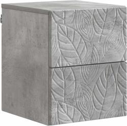 vidaXL Dulap de noapte suspendat Gri Beton 34, 5 x 33 x 40 cm GartenMobel Dekor (898811)
