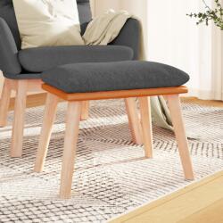 vidaXL Taburet, gri închis, 45x29, 5x35 cm, textil & piele ecologica GartenMobel Dekor (341447)