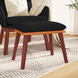 vidaXL Taburet, negru, 45x29, 5x35 cm, textil & piele ecologica GartenMobel Dekor (341485)