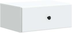 vidaXL Dulap de noapte suspendat Alb 49 x 34, 5 x 20 cm Lemn prelucrat GartenMobel Dekor (899125)