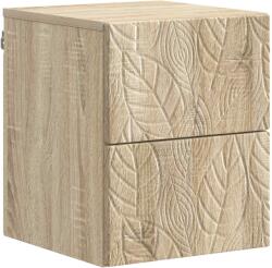 vidaXL Dulap de noapte suspendat Stejar Sonoma 34, 5 x 33 x 40 cm GartenMobel Dekor (898809)