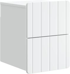 vidaXL Dulap de noapte suspendat Alb 33 x 34, 5 x 43 cm Lemn prelucrat GartenMobel Dekor (898295)